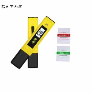 YUENTOEN PHメーター 高精度 デジタル ph測定器 測定範囲 pH0.00-14.00測定 PH計 水質検査 自動校正 塩分測定器 アクアリウム・游泳プー