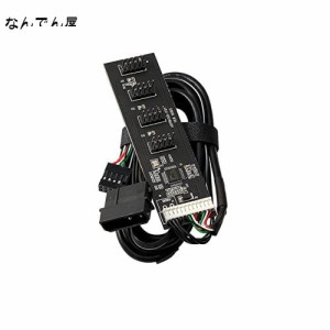 NFHK USB 2.0 9ピン 10ピン ヘッダー 1~4 メス スプリッター 延長ケーブル ハブ IDE 5V 電源コネクタ アダプター ポート マルチリエ