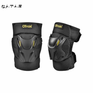 OTraki ひざすねプロテクター 2個入 膝プロテクター アウトドア ひざ当て バイク用保護パッド 膝脛プロテクター 通気性 アウトドア Motor