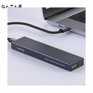 DOCKCASE M.2 NVMe SSD ケース USB3.2 Gen2 接続 ssd エンクロージャー 3秒電源喪失保護(PLP)機能搭載 m.2 nvme ssd ケース