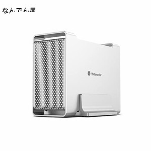 [RAID機能]Yottamaster HDDケース 3.5インチHDD×2台搭載可能 USB3.0 5Gbps接続 RAID0/RAID1/SPAN対応 RAIDケース 2BAY 外付けハードディ