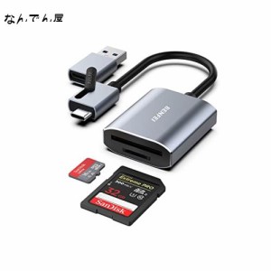 BENFEI SDメモリカードリーダー、USB Type-C/Type-AからSD/TF(Micro SD) カードリーダー OTG対応 高速転送 iPhone 15 Pro/Max, MacBook P