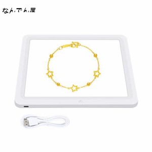 PULUZ 29cm LED写真撮影用シャドウレスライトパネル 超高輝度フィルライト背景パネル タッチボトムライト フォトボックスライト USB-C電