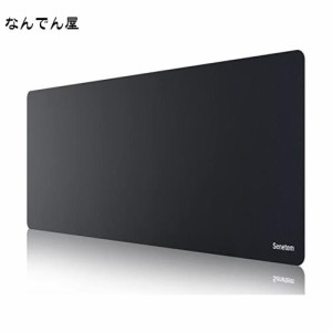 Senetem マウスパッド 超大型 薄型 マウスパッド ゲーミング キーボードパッド マウス パット おしゃれ 900×400mm 滑り止め レーザー＆