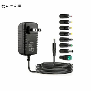 GJWLaie 12V 2A ユニバーサル ACアダプター 24W 0.5A 1A 1.5A 2A 電源acアダプター 家庭用2000mA電源 LEDストリップ ルーター スイッチ