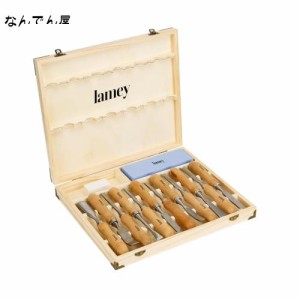 12本組 彫刻刀セット1000/6000番両面砥石修正石を含む ノミ工具 大工用のみセット 実木ハンドル 高硬度クロムバナジウム合金鋼 規格がそ