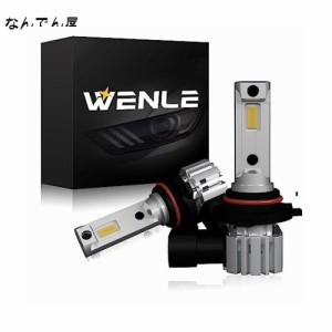 WENLE(ウエンレ) HB3/HB4共用 LED フォグランプ イエロー3000K DC12V車用 明るい 30W 一体型 無極性 ファンレス 左右分2本入り