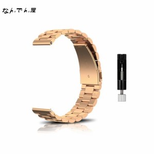 [CeiBand] バンド 18mm 20mm 22mm ステンレス製 時計バンド 交換ベルト 金属ベルト メタルストラップ スマートウォッチバンド クイックリ