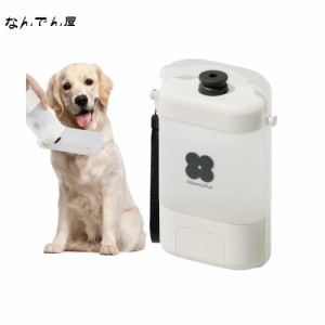 MEWOOFUN 犬用 水飲み器 給水ペットボトル 散歩グッズ 給水器 水筒 食皿 おしっこシャワー 兼用 犬水入れボトルウォーターボトル 400ml大