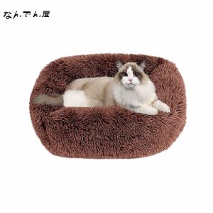 猫 ベッド Toyuxe 猫 ベッド 冬 もふもふ ベッド 猫 ベッド 洗える クッション グッズ - 長方形 角型 もふもふ もこもこ ぐっすり眠る 猫