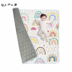 Fairy Baby プレイマット 赤ちゃん ベビーマット 127×127×1.5cm クッションマット フロアマット 綿 洗える 厚手 滑り止め 防音 子供マ