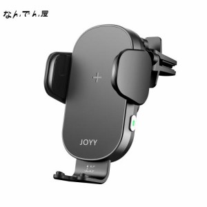 【2023最新進化】JOYYTECH 車載ホルダー ワイヤレス充電 車載ワイヤレス充電器 スマホホルダー 車 15W Qi急速充電 車載スマホホルダー 自