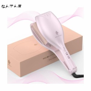 Miropure ヘアアイロン ウェーブアイロン カールアイロン 40ｍｍ 挟むだけでカールできる MCHクイックヒート 160℃〜200℃ タイマー設定 