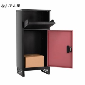 宅配ボックス、Meulbaty 宅配BOX 防水 屋外 大容量 宅配便ボックス 2つの投函口 複数受け取り可能 置き配ボックス 受け取りボックス ダイ