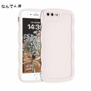 GUAGUA iPhone 7Plus ケース iPhone 8Plus ケースiPhone7/8 Plus カバー TPU ウェーブ 可愛い 韓国 おしゃれ 人気 ソフト バンパー 耐衝