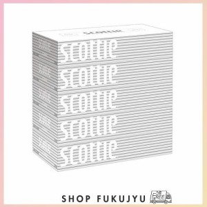 日本製紙クレシア スコッティ (SCOTTIE) ティッシュペーパー 200組5箱×12パック(60箱)