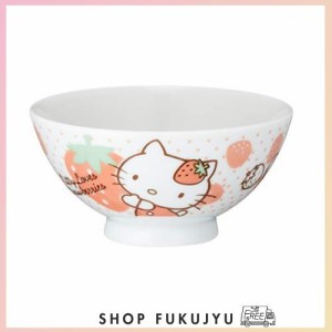 サンリオ(SANRIO) 「 Hello Kitty(ハローキティ) 」 いちごキティ お茶碗 直径11cm 白 302531