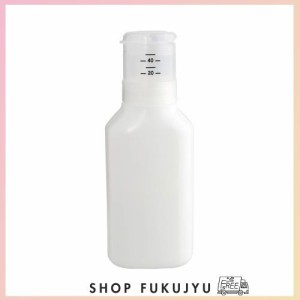 レック 押して計量 詰め替え 洗剤ボトル 600ml ( 液体洗剤用 ) 無地 ホワイト デザインシール付き W00108