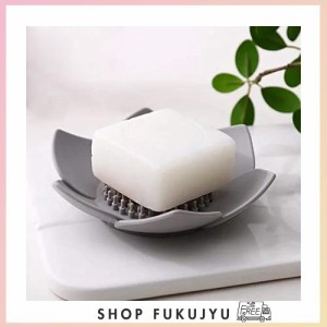 FUKUSHOP 石鹸置き ソープ置き ソープトレイ 石けん皿 石鹸ケース ソープディッシュ 石鹸箱 ハンドソープトレイ 洗面台トレー 手洗いトレ