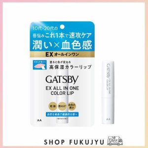 GATSBY(ギャツビー) EXオールインカラーリップ メンズ 色つき リップクリーム 保湿