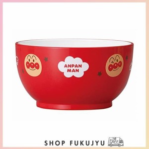 金正陶器(Kaneshotouki) 「 それいけ!アンパンマン 」 塗 丼 どんぶり 約12cm なかよしシリーズ レッド 066333