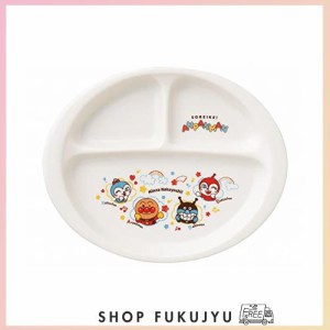 金正陶器(Kaneshotouki) 「 それいけ!アンパンマン 」 皿 ランチ プレート 約23×19cm なかよしシリーズ 066127 ホワイト