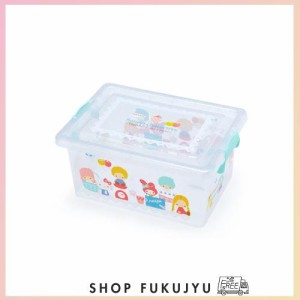 サンリオ(SANRIO) サンリオ フタ付き収納ケースS サンリオキャラクターズ クリア収納インテリア キャラクター 26×19×12.5cm 240559 衣