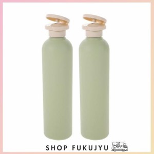 NUOLUX シャンプーボトル 旅行用 携帯用 400ml ソープ 詰め替えボトル 大容量 トラベル ボトル シャンプー用 ボトル 容器 2本セット おし