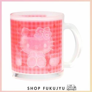 サンリオ (SANRIO) 「 ハローキティ 」 50周年 キティー ガラス マグカップ 約300ml 日本製 310134