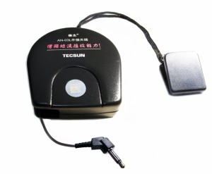 TECSUN AN-03L ラジオ用短波/FM外付リールアンテナ 3.5mm端子用 5mロングタイプ