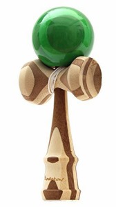 【DAMAKEN】けん玉 ストリートけん玉 フリースタイル KENDAMA 竹素材 【 ストライプ模様 で 視認性Good 】 おしゃれでスタイリッシュに 