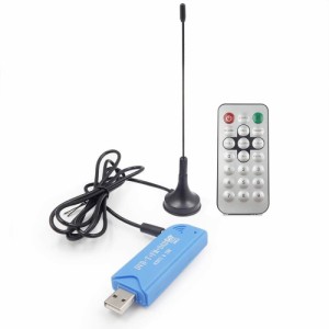 SUNNY TV/ラジオチューナー 受信機 USB2.0 デジタル SDR+DAB+FM （RTL2832U+R820T2） DVB-T TVスティック USBチューナー リモコン付き