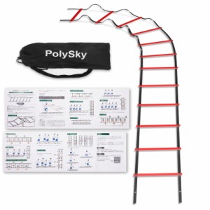 【国内保証】トレーニングラダー PolySky ラダー トレーニング 野球 サッカー 3m 4m 6m 9m 10m 収納袋付き スピードラダー 瞬発力 敏捷性