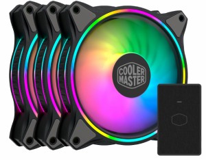 Cooler Master MasterFan MF120 Halo PCケースファン 120mm RGB搭載 3個パック MFL-B2DN-183PA-R1 FN1417