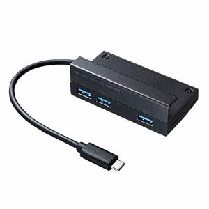 サンワサプライ タブレット用USB Type-Cハブ USB-3TCH27BK