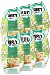 消臭力 [まとめ買い] 玄関 リビング 部屋用 置き型 アロマ カモミール 400mL×6個 お部屋の消臭力 部屋 寝室 消臭剤 消臭 芳香剤