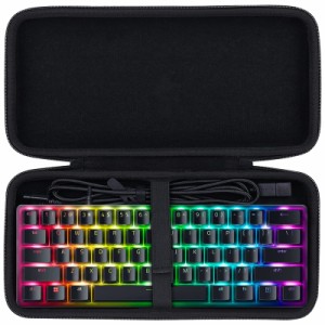 co2CREA 収納ケース 互換品 Razer Huntsman Mini 60% ゲーミングキーボード テンキーレス (ブラック)（ケースのみ）