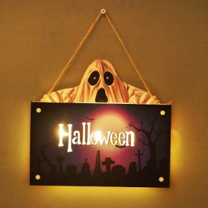 ハロウィン 飾り led 吊り下げ式 ライト 装飾 壁 ドア 玄関飾り パーティー グッズ halloween decoration