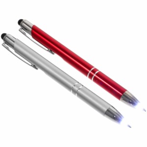 STOBOK 光る ボールペン LED多機能ボールペン タッチペン ペンライト LED照明ペン 高感度 精密 ライト付き 暗闇にも書ける おしゃれ プレ
