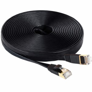 CAT6 LANケーブル 20m LEKVKM CAT 6 lan ケーブル 有線 ランケーブル フラットタイプ 準拠 1.5mm厚 フラットケーブル 隙間用 カテゴリ6(B