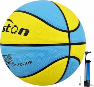 Senstonバスケットボール7号,屋内/屋外バスケットボール 、大人/青少年バスケットボール競技トレーニング、ポンプ付き