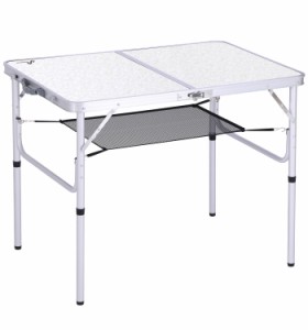 Sportneer 折りたたみテーブル キャンプ テーブル アウトドア テーブル 折り畳みテーブル 昇降式テーブル アウトドア 人気 アルミテーブ