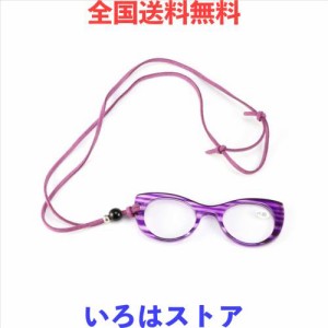 [Yellowrock] イェローロック 老眼鏡 おしゃれ レディーズ 携帯用 ペンダント型 高級眼鏡 ネックレスメガネ yr533 度数「+1.0〜+3.5」 (+