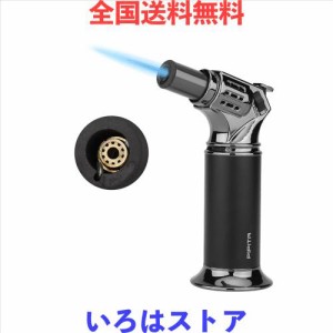 【高い品質】PIPITA 直噴ターボライターガス ライター バーナーフ 防風 注入式 キャンプ ジェットライター トーチ・火起こし（ガスなし）