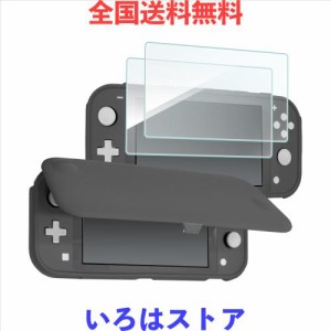 ProCase スイッチライト フリップケース [ガラス２枚付き] スリム クリアソフトTPU カバー 耐衝撃 保護カバー 対応機種： スイッチライト