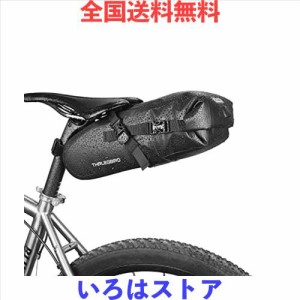 自転車 サドルバッグ 防水 ブラック 容量4.5L ウェッジ パック サイクリング バッグ バイク サドルバッグ 大容量