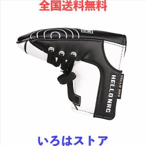 ゴルフパターカバー ヘッドカバー オデッセイ 2ボールに対応 マレット用 マグネットタイプ ホルダー付き スコッティーキャメロン オデッ