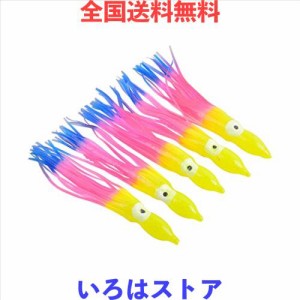 40本入 タコベイト トローリング スリムベイト インチク用 タイラバ用 タコエギ用 タコハチセット カラー4種類 仕掛け自作 ルアーメーキ