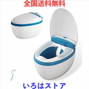 X XUNTAO【新設計 子供シミュレーション おまる】トイレトレーニング ベビートイレ 子供用便座 子供用トイレ 補助便座 携帯トイレ 滑り止