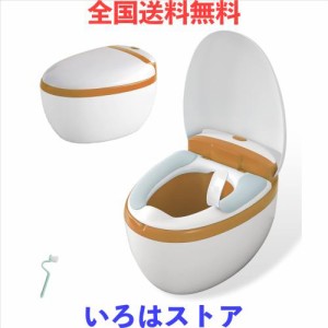 X XUNTAO【新設計 子供シミュレーション おまる】トイレトレーニング ベビートイレ 子供用便座 子供用トイレ 補助便座 携帯トイレ 滑り止